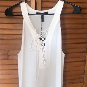 Ivory BCBG brand new top